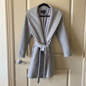Ann Taylor Petite Wool Wrap Coat